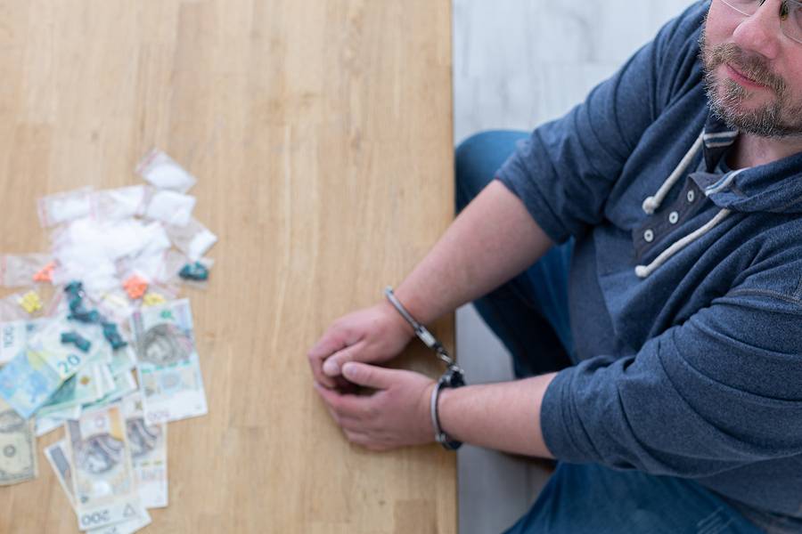 guy arrested for misdemeanor and other drug charges